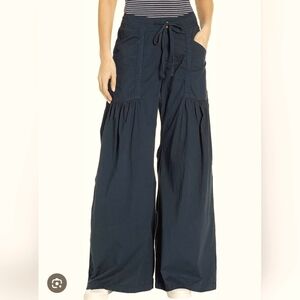 XCVI Black Wide Leg Cargo Pants Maxi